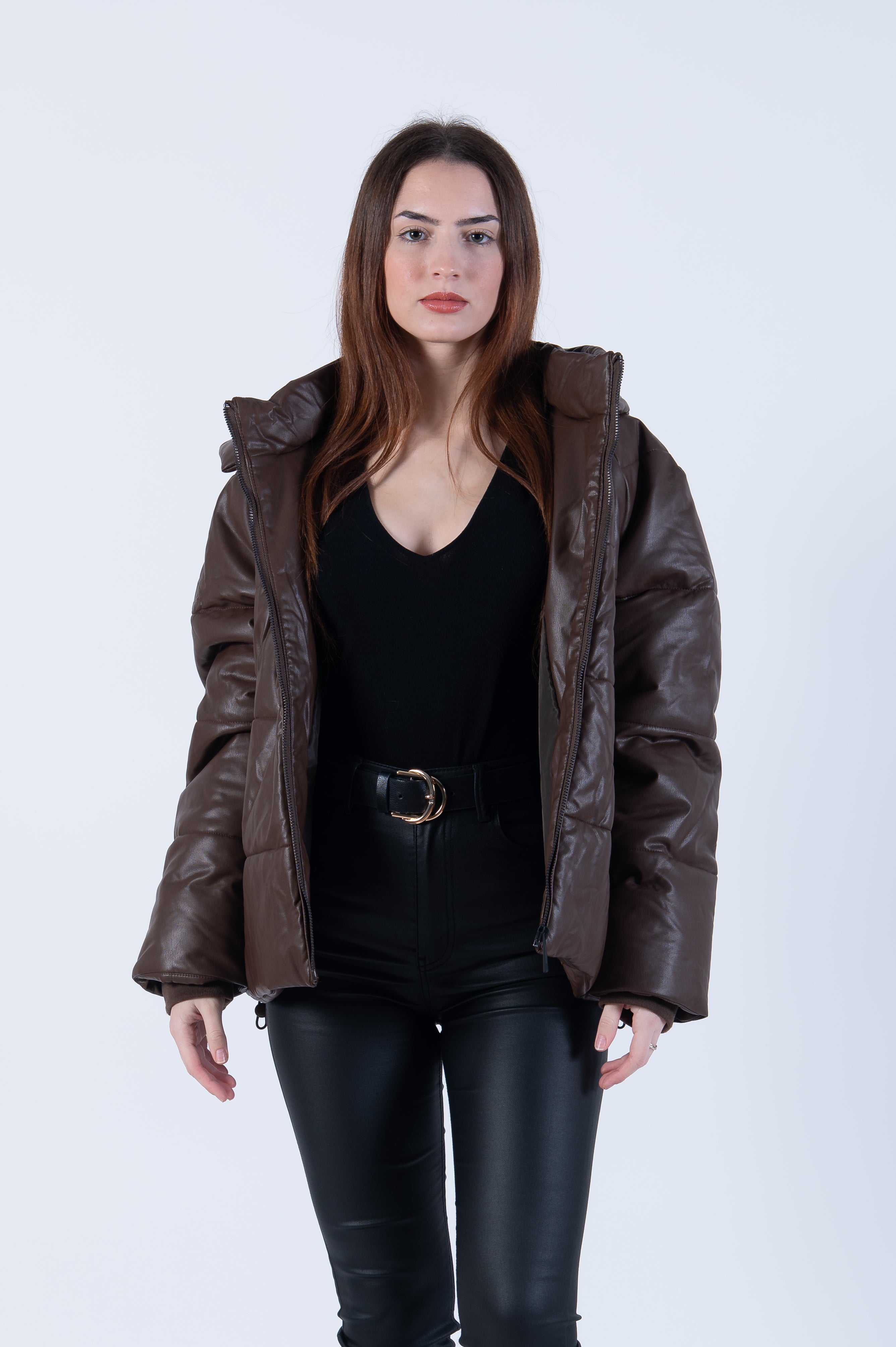 Μπουφάν Leather Oversize Fit